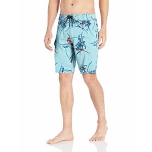 Billabong Men's Classic Solid Stretch Boardshort, All Day Floral Coastal, 31 for $18