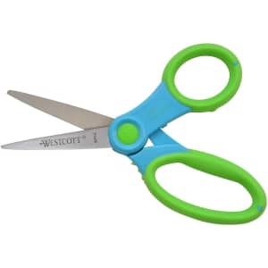 Westcott Kids' 5" Antimicrobial Scissors for $2 Westcott Kids' 5" Antimicrobial Scissors for $2