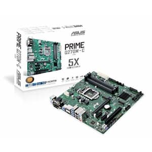 ASUS PRIME Q270M-C - Motherboard - micro ATX - LGA1151 Socket - Q270 - USB 3.0 - Gigabit LAN - onboa for $134