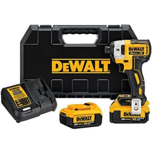DEWALT 20V MAX XR Impact Driver Kit, Brushless, 3-Speed, 1/4-Inch, 4.0-Ah (DCF887M2) for $270 DEWALT 20V MAX XR Impact Driver Kit, Brushless, 3-Speed, 1/4-Inch, 4.0-Ah (DCF887M2) for $270
