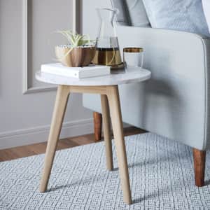 Nathan James Amalia Solid Wood Frame Accent Table for $38 Nathan James Amalia Solid Wood Frame Accent Table for $38