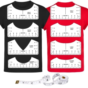T-Shirt Heat Press Alignment Guide 9-Pack for $4