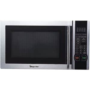 Magic Chef MCM1110ST 1.1 Cubic-Ft, 1,000-Watt Microwave with Digital Touch Stainless Steel for $156