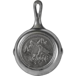 Lodge Wildlife Series 6.5" Cast Iron Wolf Skillet for $15