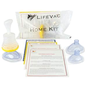 LifeVac Adult and Child Non-Invasive Choking First Aid Home Kit for $16