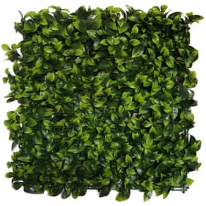 GreenSmart Dekor 20" x 20" Artificial Cancun Wall Panel 4-Pack for $54
