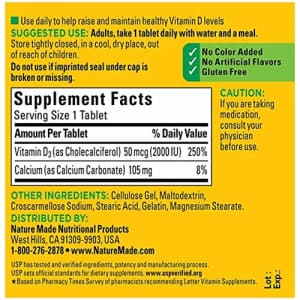 Nature Made Vitamin D3 2000iu 320 Ct. Soft Gels (Packaging May Vary) for $33