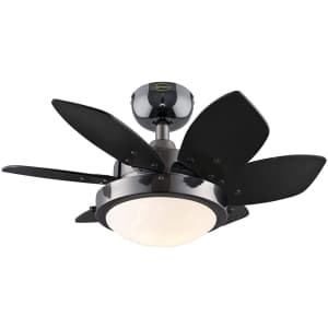 Westinghouse Quince 24" Indoor Ceiling Fan with Light for $106 Westinghouse Quince 24" Indoor Ceiling Fan with Light for $106