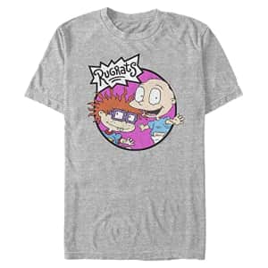 Nickelodeon Men's Big & Tall Rugrats T-Shirt, Athletic Heather, X-Large Tall for $20