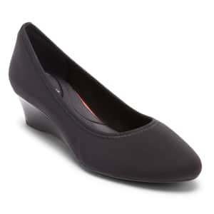 Rockport Women's Total Motion Cerelia Gore Wedge Heels for $38 Rockport Women's Total Motion Cerelia Gore Wedge Heels for $38