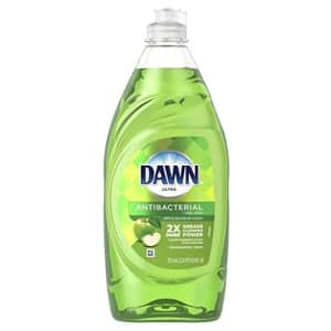 Dawn Ultra Antibacterial Dishwashing Liquid Dish Soap 19.4-oz. Bottle for $3