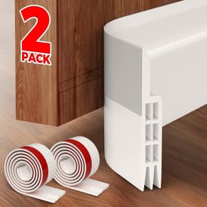 Holikme Door Draft Stopper 2-Pack for $7