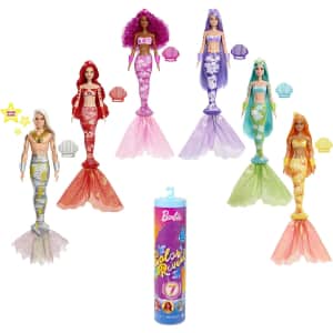 Barbie Color Reveal Mermaid Doll for $13