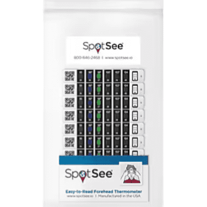SpotSee Liquid Crystal Forehead Thermometer: $7