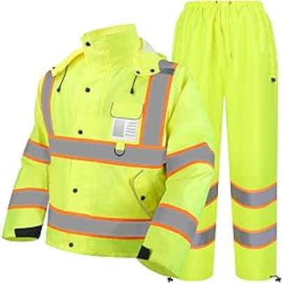 Ticonn Hi Vis Rain Jacket and Pants: From $27 Ticonn Hi Vis Rain Jacket and Pants: From $27