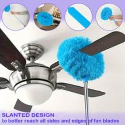 Long-Handled Microfiber Ceiling Fan Cleaner: $4.99 Long-Handled Microfiber Ceiling Fan Cleaner: $4.99