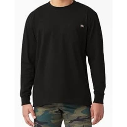 Dickies Men's Long Sleeve Heavyweight Crew Neck: $9