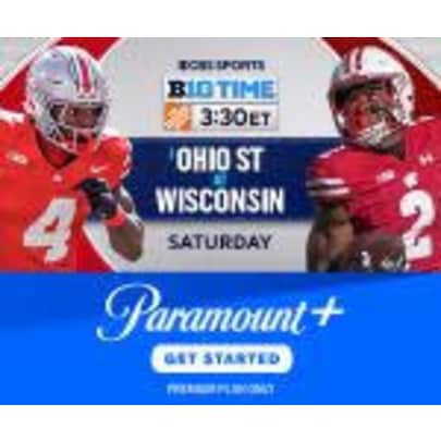 Stream Big Ten Football on CBS live with Paramount+ Premium: $12.99/month