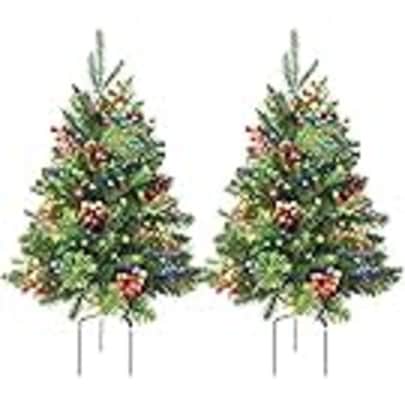 30" Outdoor Christmas Tree 2-Pack: $22.49