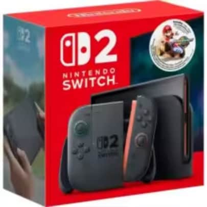 Nintendo Switch 2 Console and Mario Kart World Bundle: $441.53