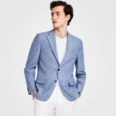 Tommy Hilfiger Men's Modern-Fit Linen Sport Coat: $31 Tommy Hilfiger Men's Modern-Fit Linen Sport Coat: $31