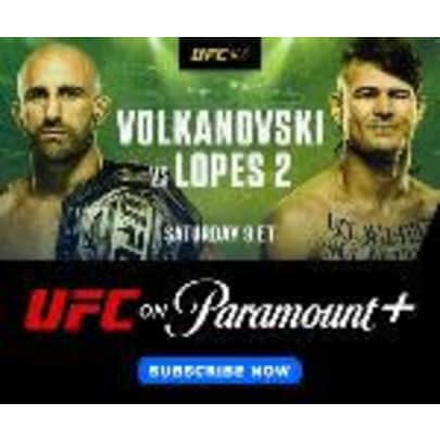 Stream UFC 325 Live on Paramount+: Plans from $8.99/mo.