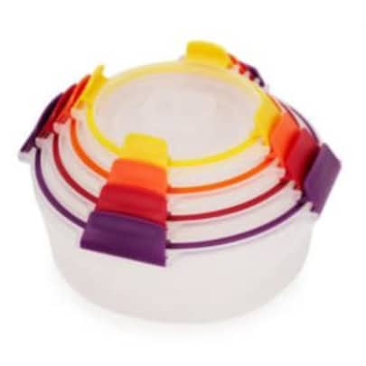 Joseph Joseph Nest Lock 8-Piece Round Food Storage Container Set: $20