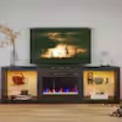 70.8" TV Stand with Fireplace: $194.99