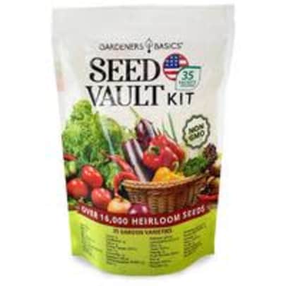 Gardeners Basics Vegetable Seed Vault Kit: $25 Gardeners Basics Vegetable Seed Vault Kit: $25
