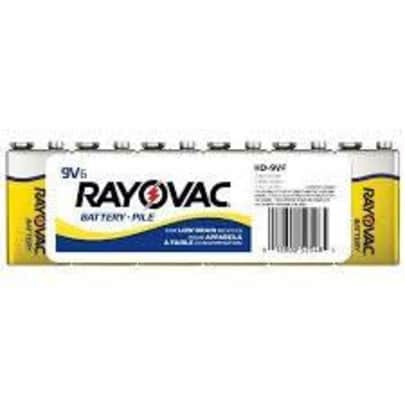 Rayovac 9V Heavy Duty batteries 6-pack for $16