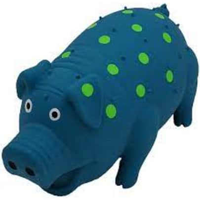 Multipet 9" Goblets Pig Latex Dog Toy for $7