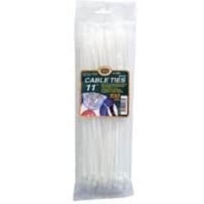KC Professional 4" Nylon Cable Tie 100-Pack for $3