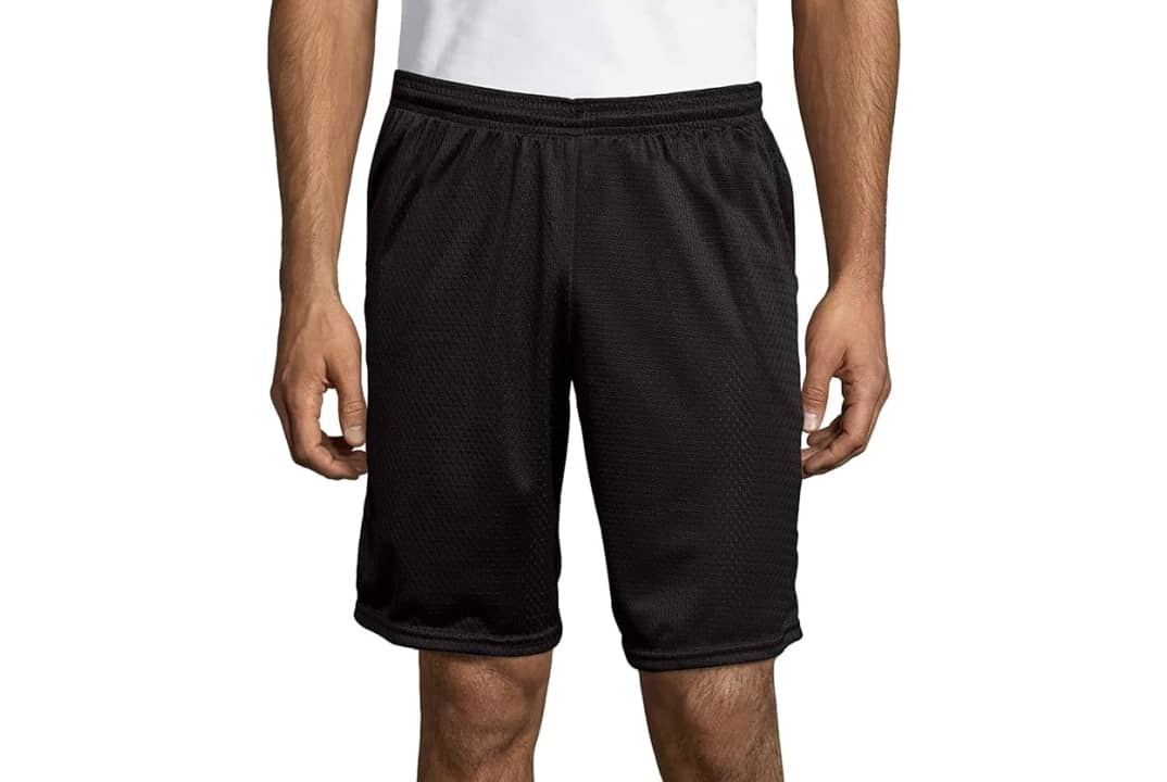 Hanes Men's Sport Mesh Pocket Performance Shorts: $6.98