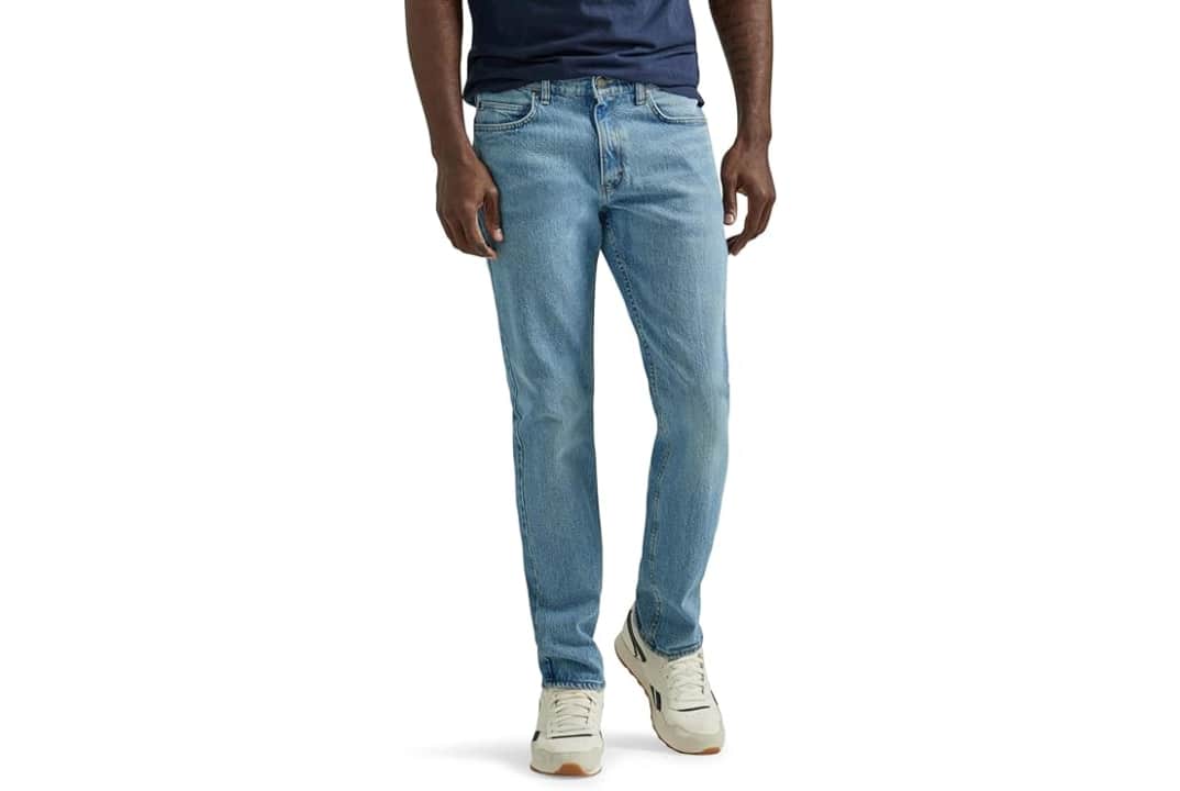 Lee Men's Legendary Athletic Taper Jeans: $15