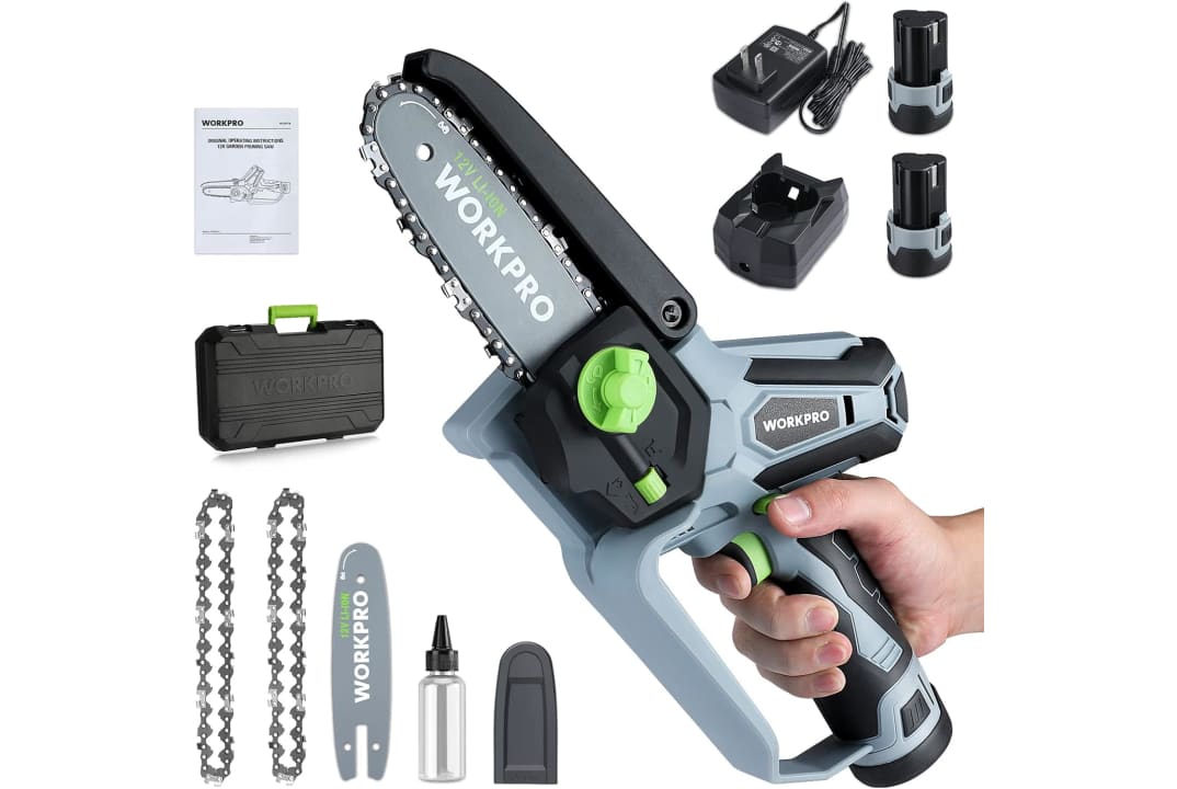 Workpro 6.3" Mini Chainsaw: $45