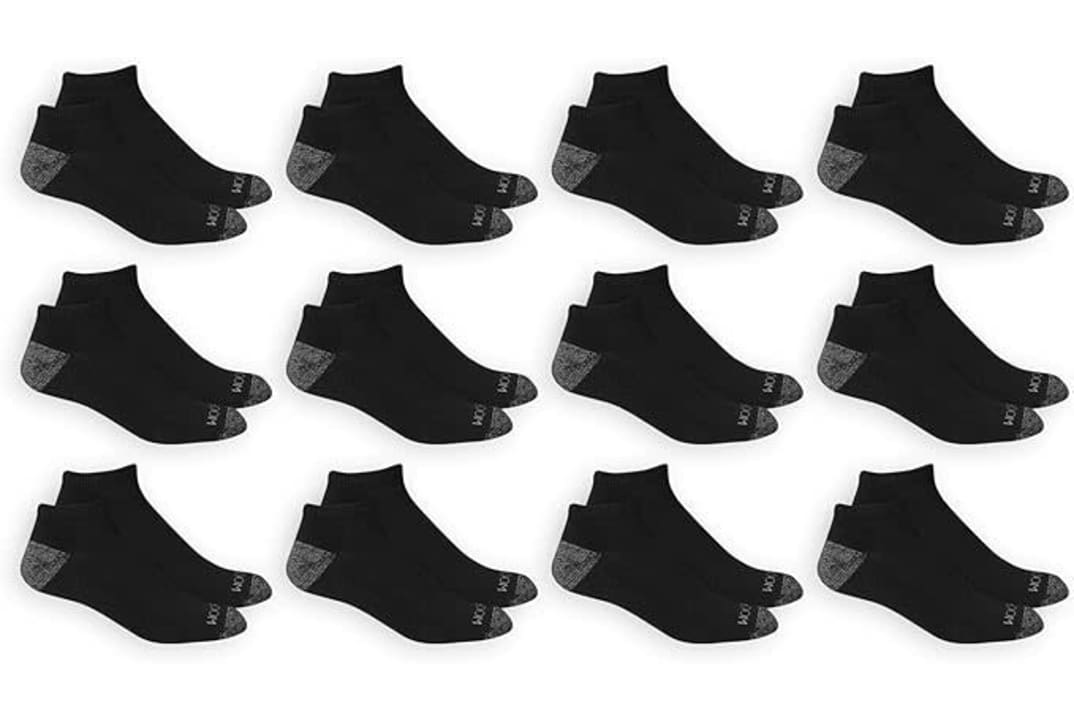 Fruit of the Loom Men's Dual Defense Low Cut Socks 12-Pack: $6.20