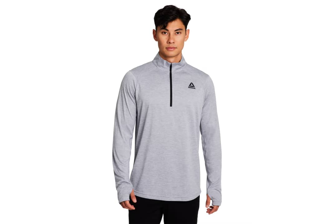 Reebok Men's Trail Quarter-Zip Active Pullover: $9