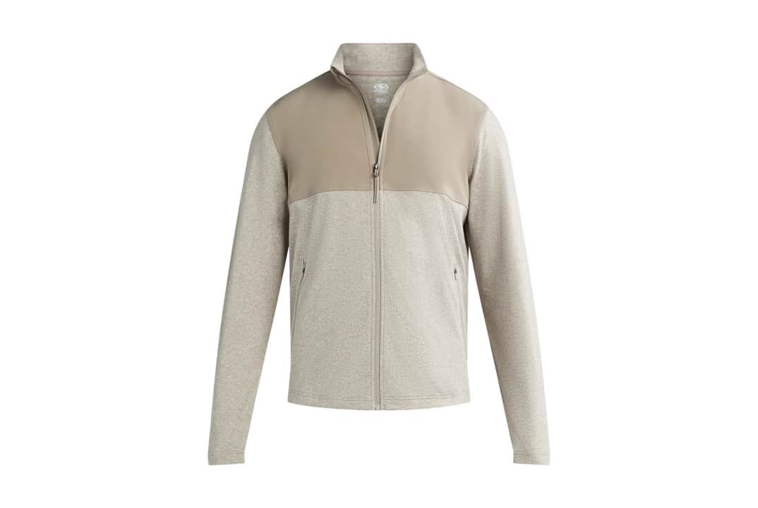 Athletics Works Men's Mixed Media Zip Jacket: $8.84