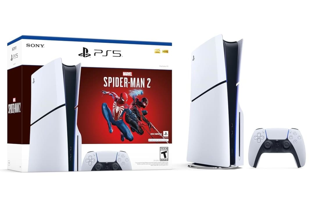 Sony PlayStation 5 Slim Console Marvel's Spider-Man 2 Bundle for $449