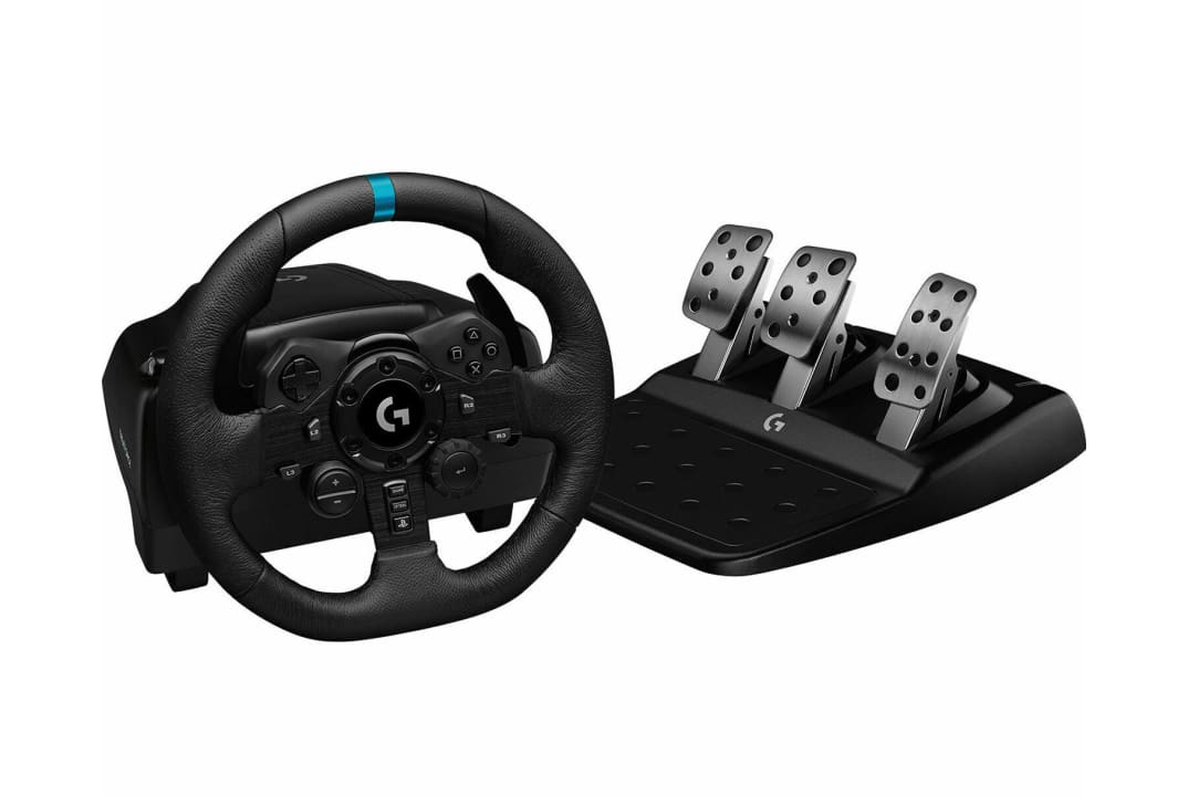 Logitech G923 TrueForce Racing Wheel w/ Pedals: $234