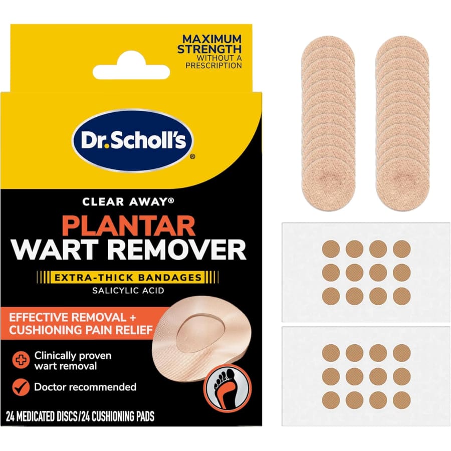 Dr. Scholl's Plantar Wart Remover 24 Treatments: $6.95 Dr. Scholl's Plantar Wart Remover 24 Treatments: $6.95