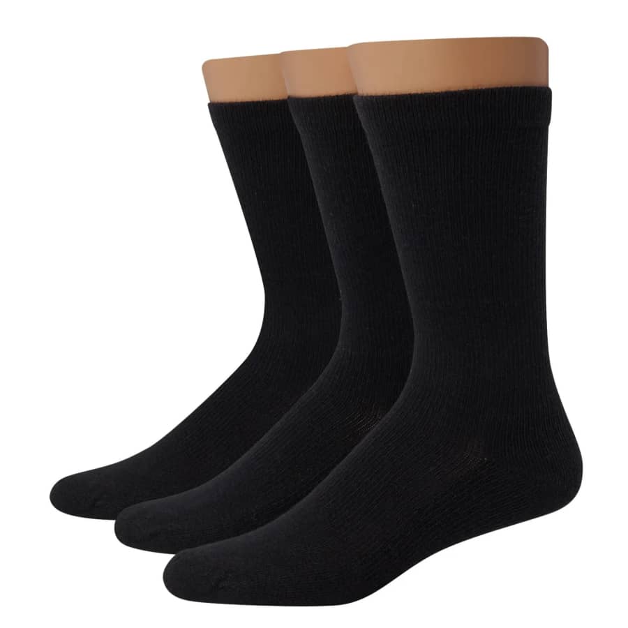Hanes Men's Compression Crew Socks 3-Pack: $5 Hanes Men's Compression Crew Socks 3-Pack: $5