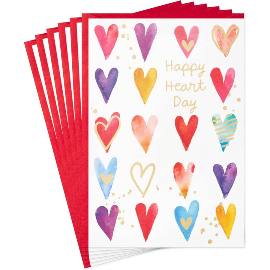 Hallmark Valentines Day Card 6-Pack: $3.99