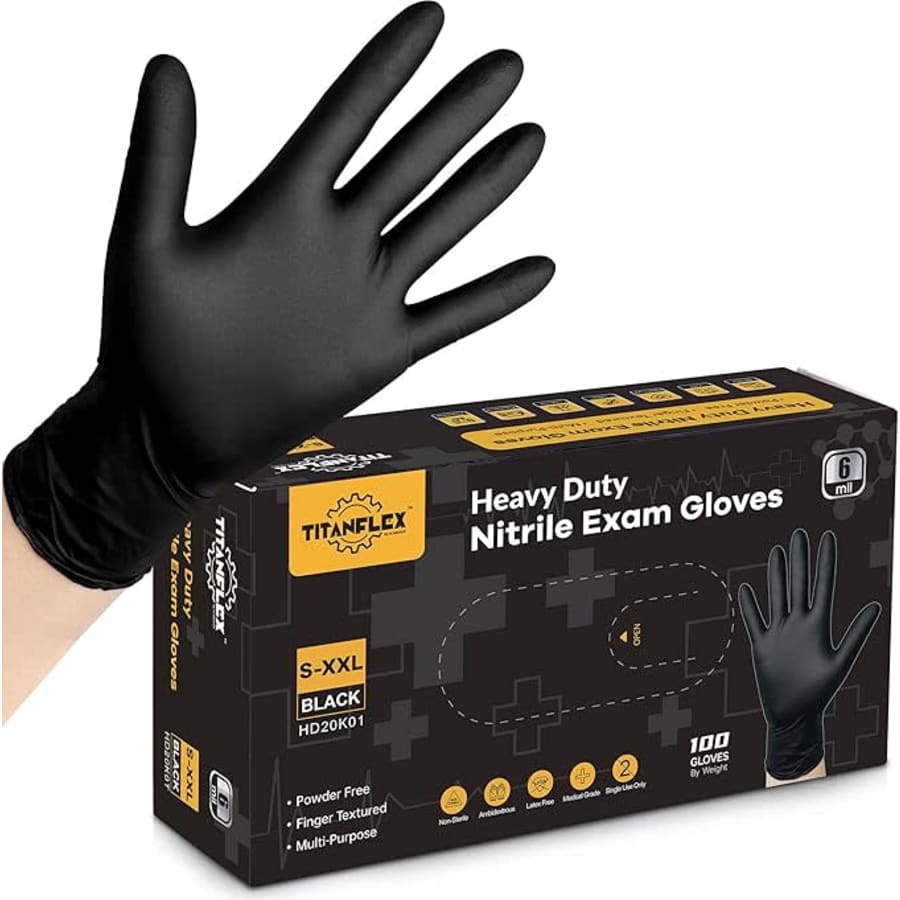 TitanFlex Disposable Nitrile Exam Gloves 100-Pack: $9 via Sub. & Save