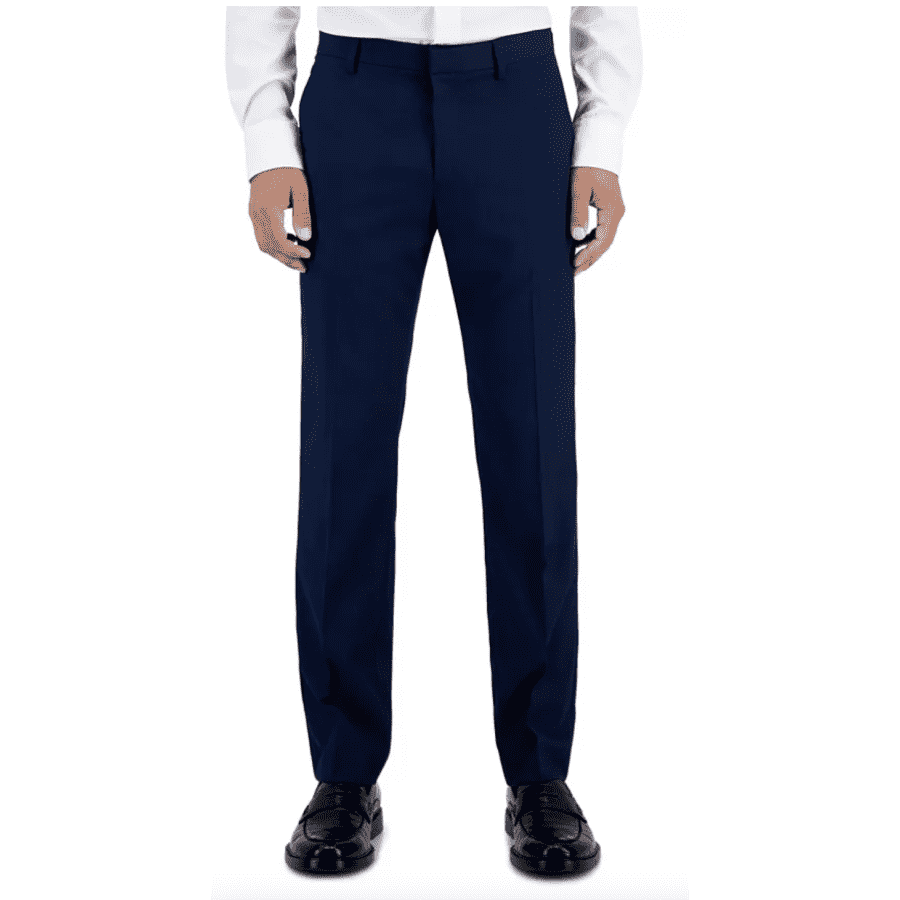Perry Ellis Men's Slim-Fit Non-Iron Performance Stretch Heathered Dress Pants: $19