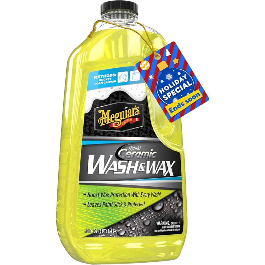 Meguiar's Hybrid Ceramic Wash & Wax 48-oz Bottle: $12