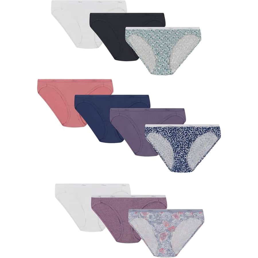 Hanes Women's Briefs 10-Pack: $8.18