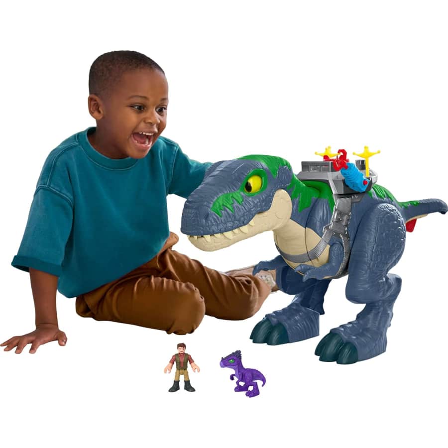 Fisher-Price Imaginext Jurassic World Rebirth Ultimate Action Chomp T. Rex: $50 Fisher-Price Imaginext Jurassic World Rebirth Ultimate Action Chomp T. Rex: $50