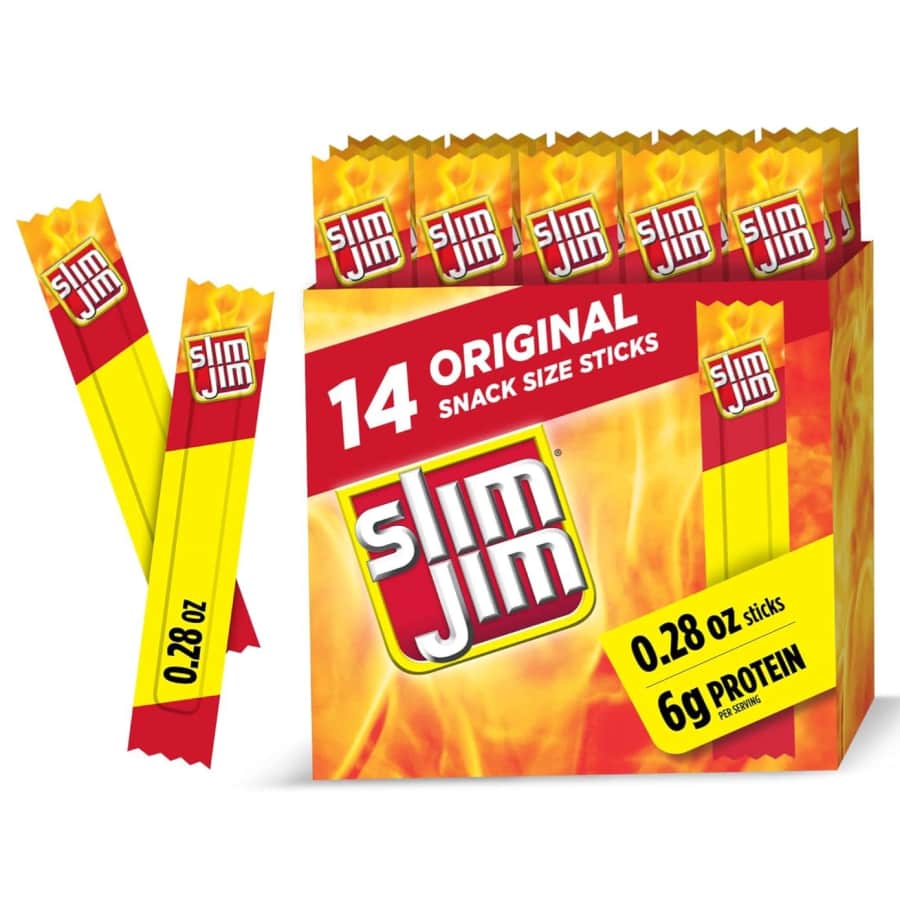 Slim Jim 14-Pack: $2.74 via Sub. & Save Slim Jim 14-Pack: $2.74 via Sub. & Save