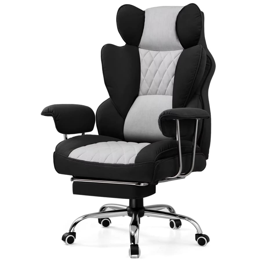 Ergonomic Big and Tall Gaming Chair w/ F: $81.19